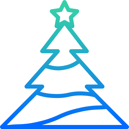 árbol de navidad icono gratis