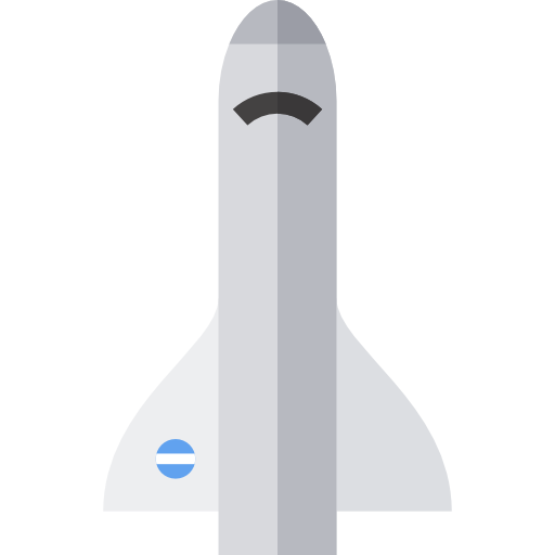 Space ship icon Basic Straight Flat