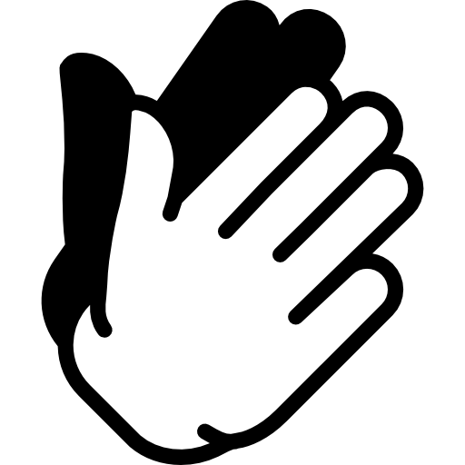 Clapping Basic Miscellany Fill Icon