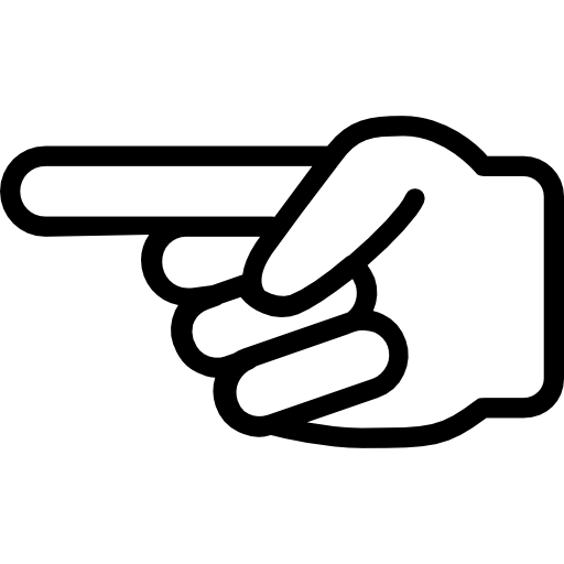 Pointing left - Free interface icons