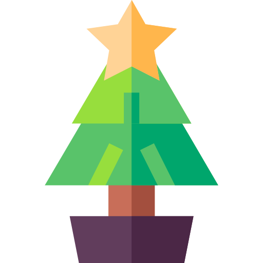 árbol de navidad icono gratis