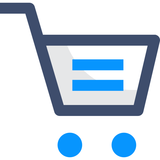 Shopping cart SBTS2018 Blue icon