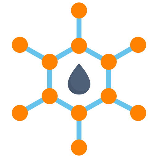 moleküle Kosonicon Flat icon