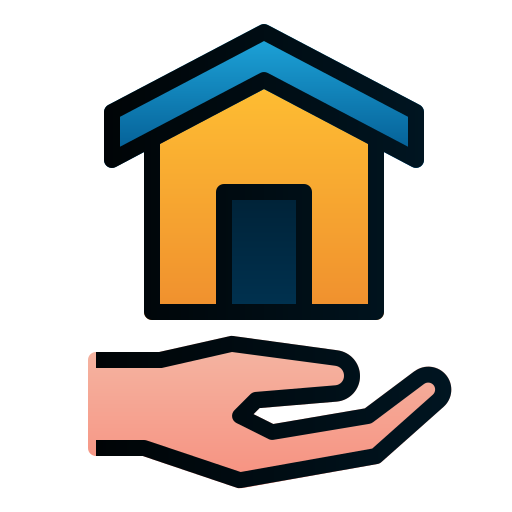 préstamo hipotecario icono gratis