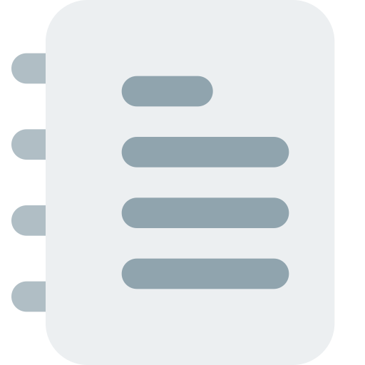 Notebook Pixel Perfect Flat icon