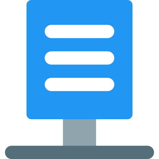 Poster - free icon