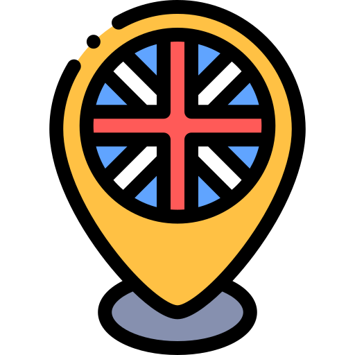 United kingdom Detailed Rounded Lineal color icon