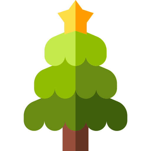 árbol de navidad icono gratis