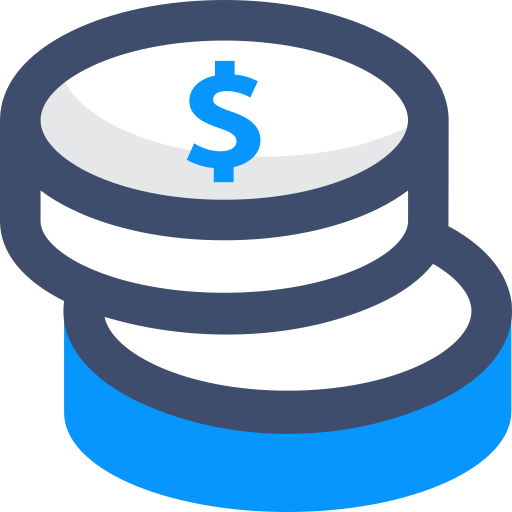 monedas icono gratis