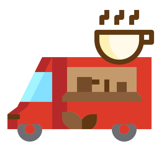 camión de comida icono gratis