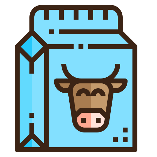 Milk Generic Outline Color icon