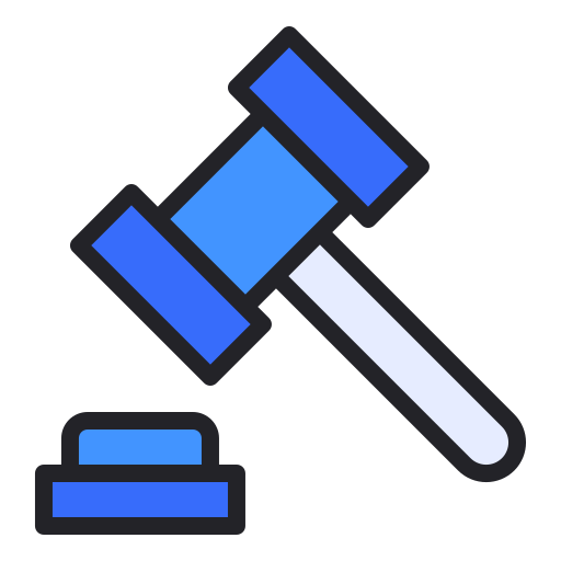 Auction Generic Outline Color icon