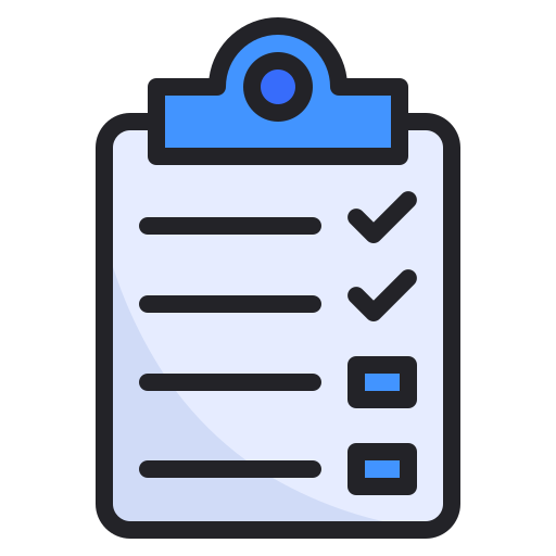 Clipboard Generic Outline Color Icon