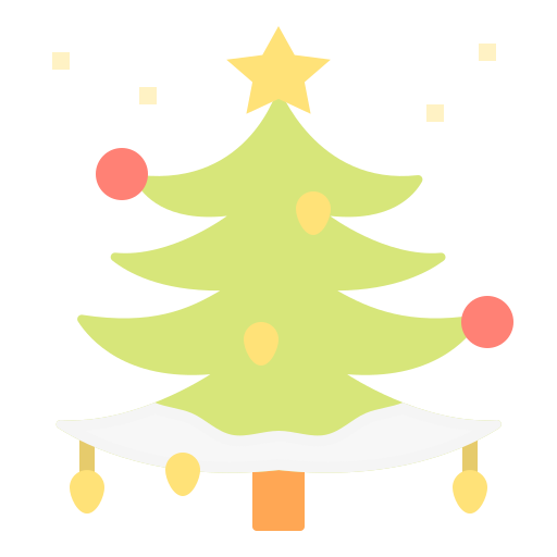 árbol de navidad icono gratis