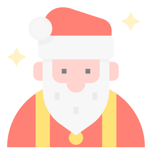 papá noel icono gratis