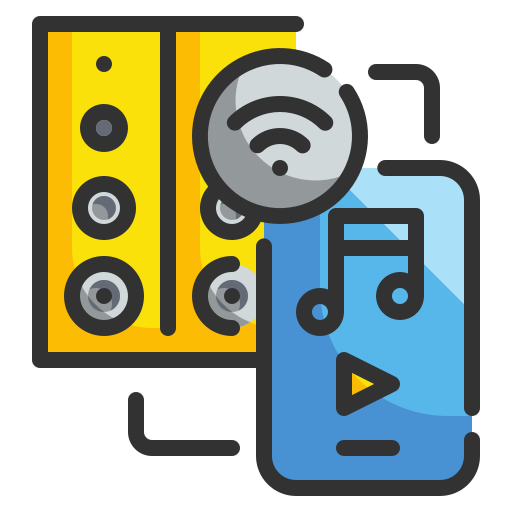 altavoz de la música icono gratis