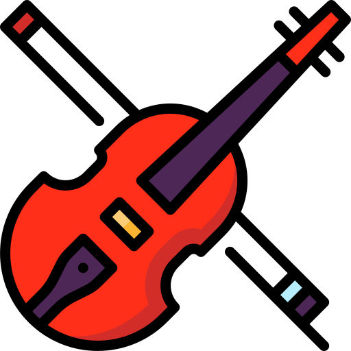 violín icono gratis