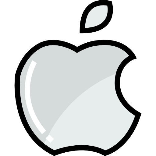 White apple icon - Free white site logo icons