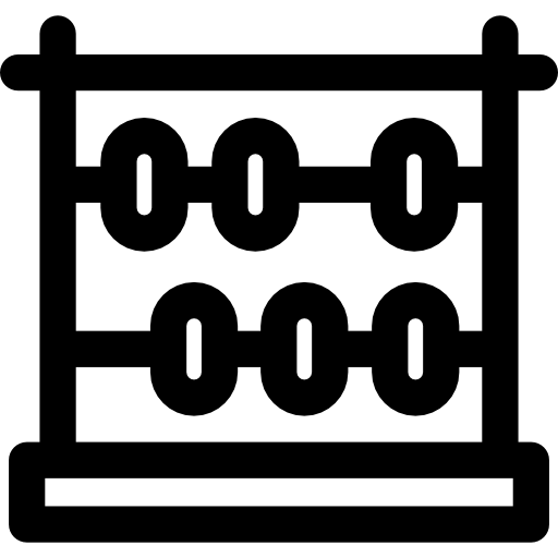 Abacus Basic Rounded Lineal icon