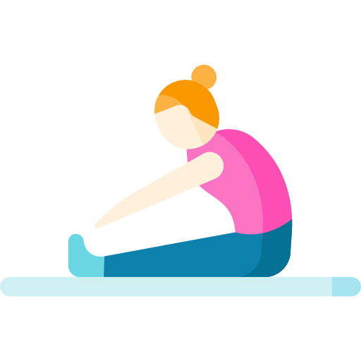 Stretching Special Flat icon