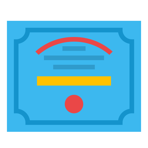 diploma icono gratis