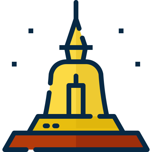 Pagoda Mangsaabguru Lineal Color icon