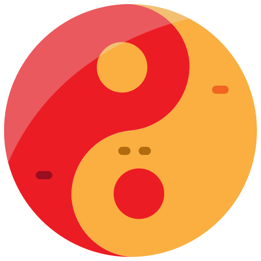 yin yang icono gratis