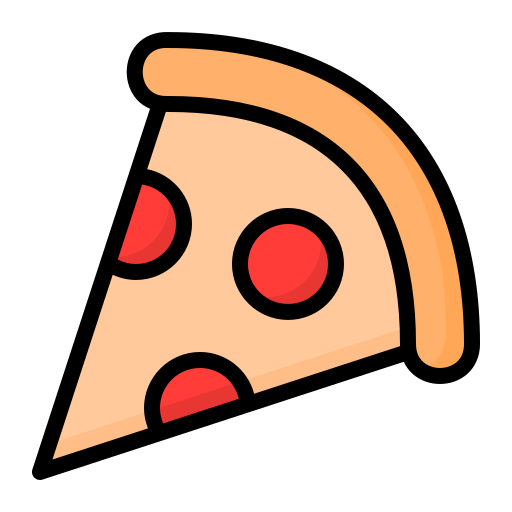 Pizza Generic Outline Color icon