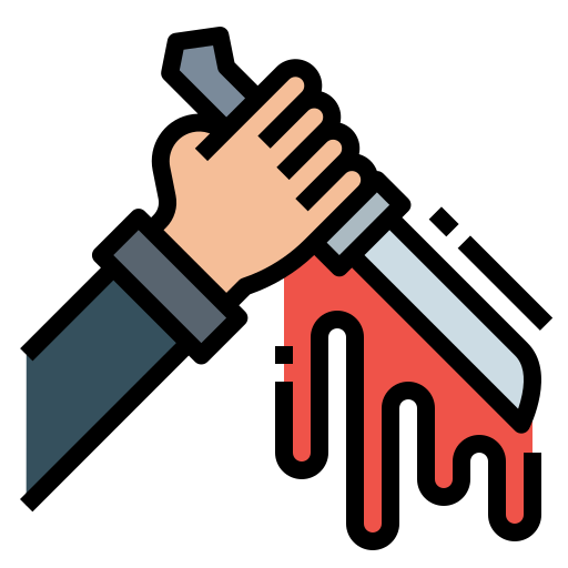 Murder - free icon