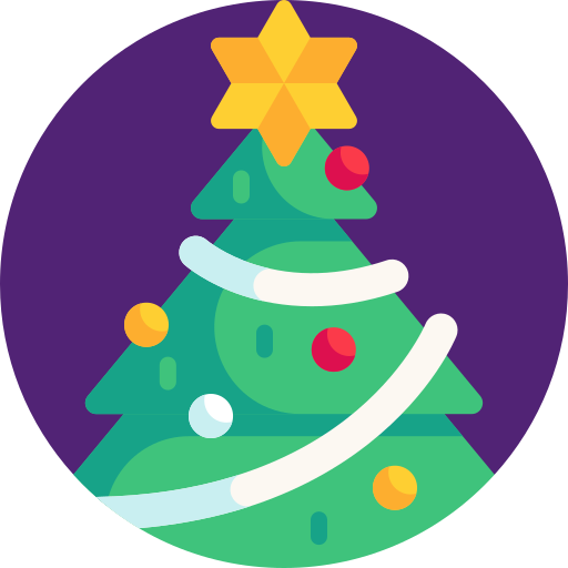 árbol de navidad icono gratis