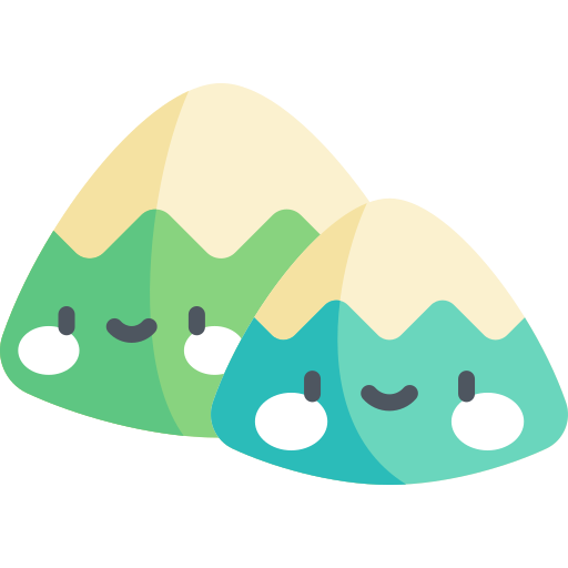 Mountain Kawaii Flat icon