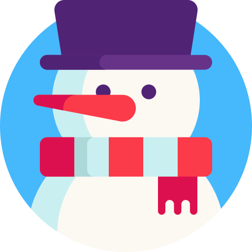 Snowman Detailed Flat Circular Flat icon