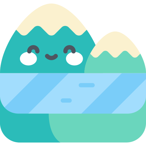 Lake Kawaii Flat icon