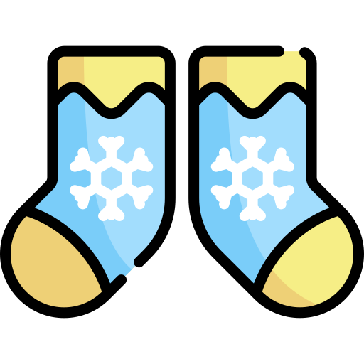 Socks Kawaii Lineal color icon