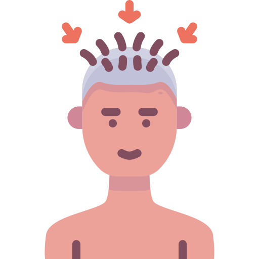 transplante de pelo icono gratis