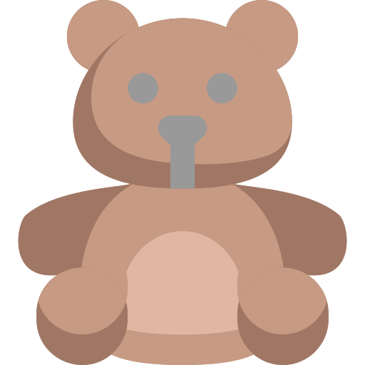 oso de peluche icono gratis