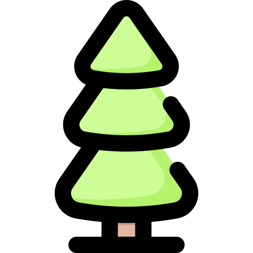 árbol de navidad icono gratis