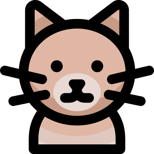 gato de pelo corto icono gratis