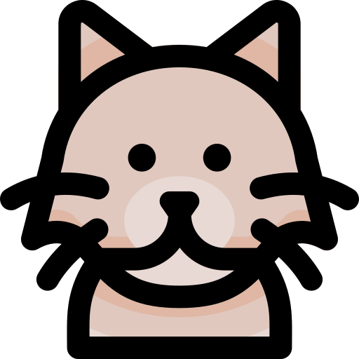 gato persa icono gratis