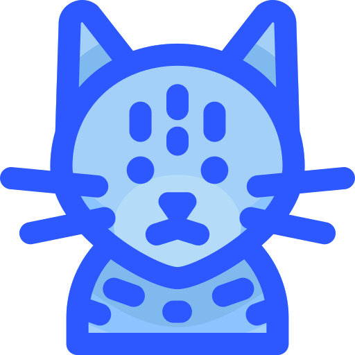 gato mau egipcio icono gratis