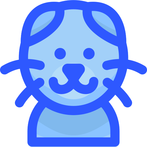 gato fold escocés icono gratis