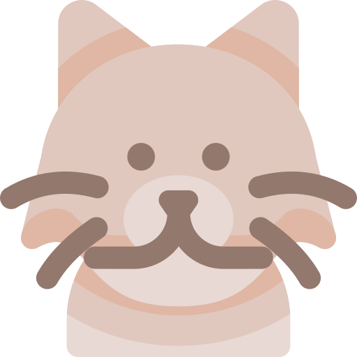 gato persa icono gratis
