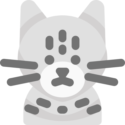 gato mau egipcio icono gratis