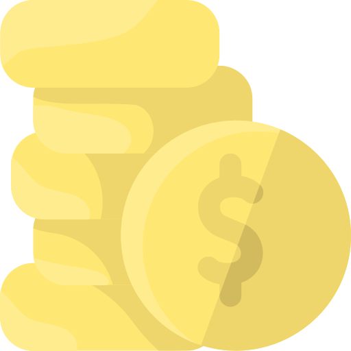 moeda de um dólar grátis ícone