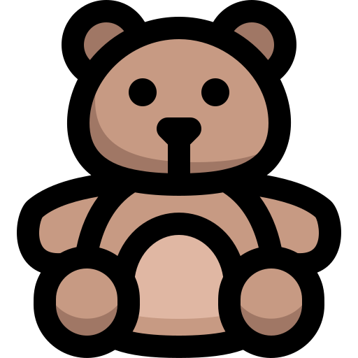 oso de peluche icono gratis