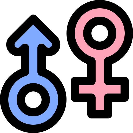 Gender symbols Vitaliy Gorbachev Lineal Color icon