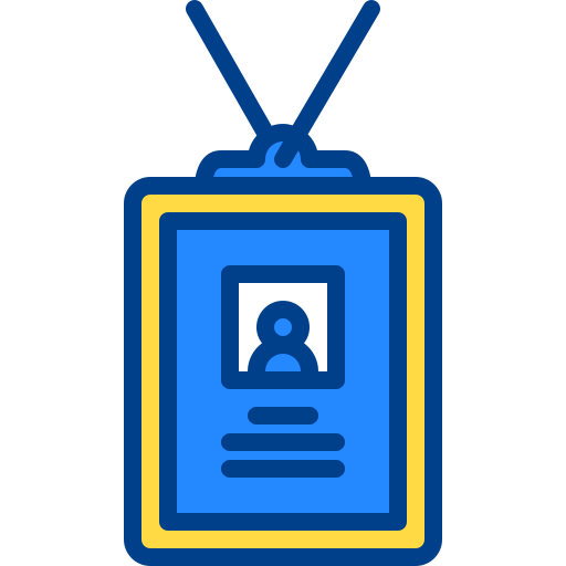 tarjeta de identificación icono gratis