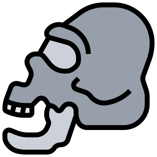 Skull free icon