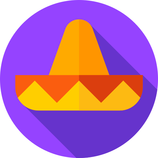 멕시코 모자 무료 아이콘