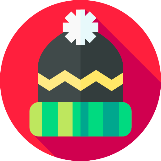 sombrero de invierno icono gratis